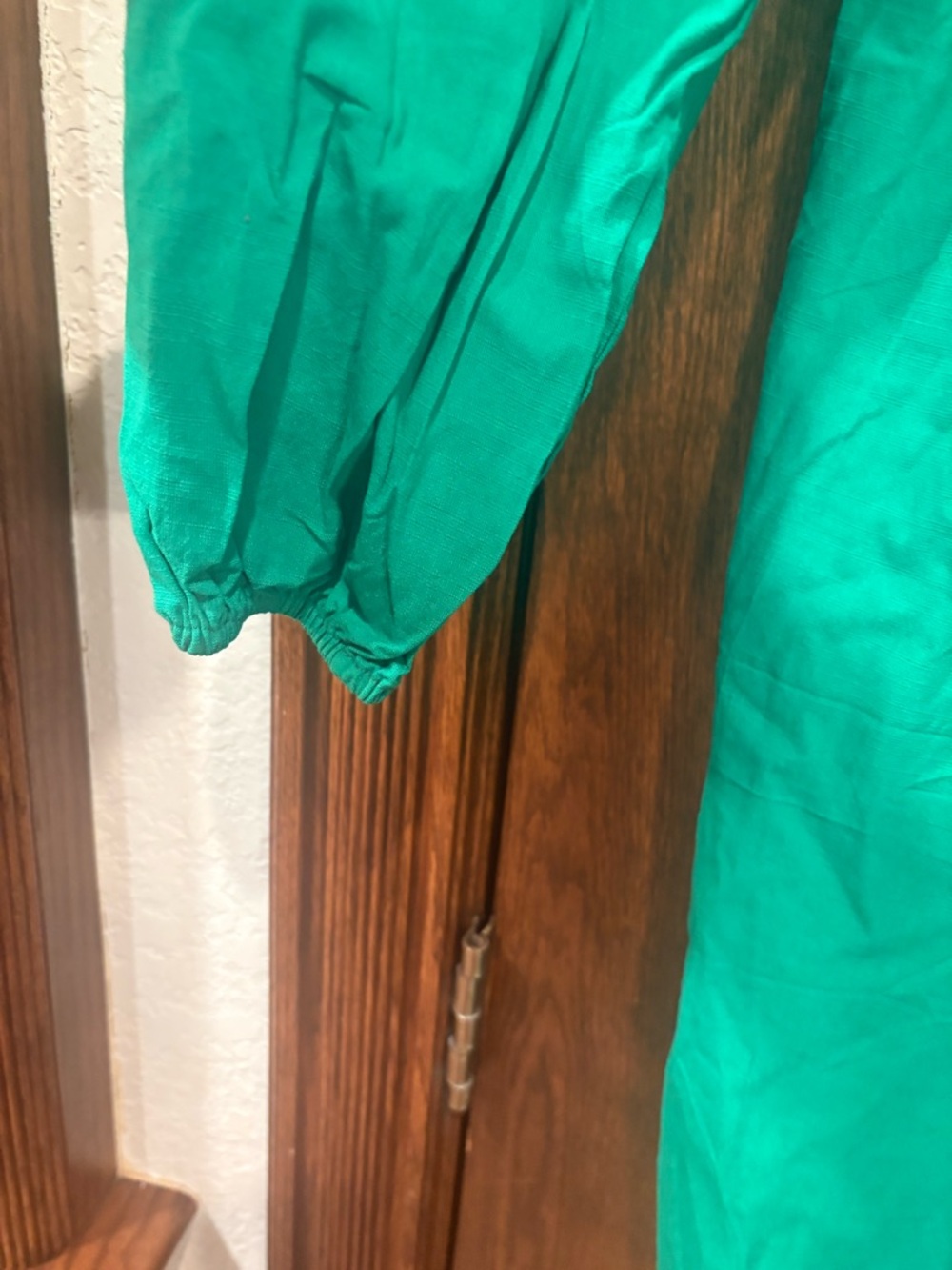 ZESICA $58 NWT Self Tie-Front Babydoll A-Line Dress Emerald L sold out! - Picture 7 of 10